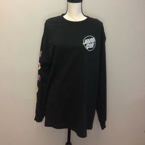 Santa Cruz Black long sleeve T-shirt